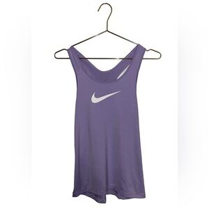 Nike Women's Purple Athletic Tank Top Size Small P2P 18”
